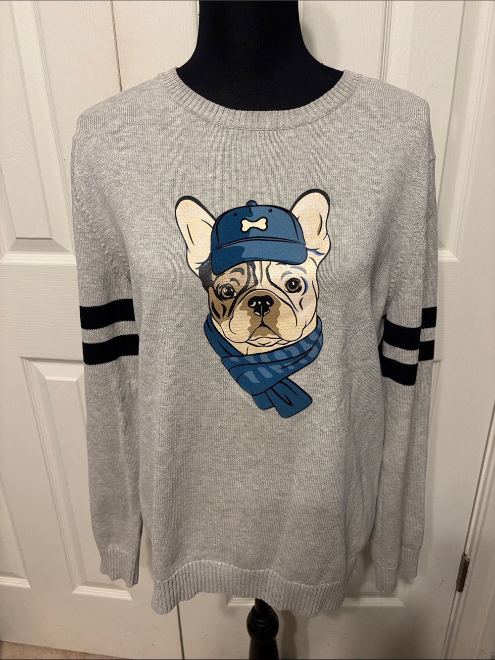A21 French Bulldog Crewneck Sweater